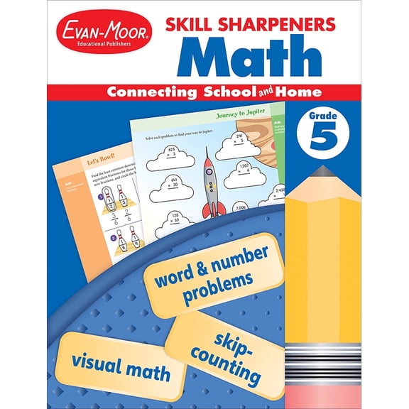 Skill Sharpeners: Math Skill Sharpeners: Math, Grade 5, (Paperback)