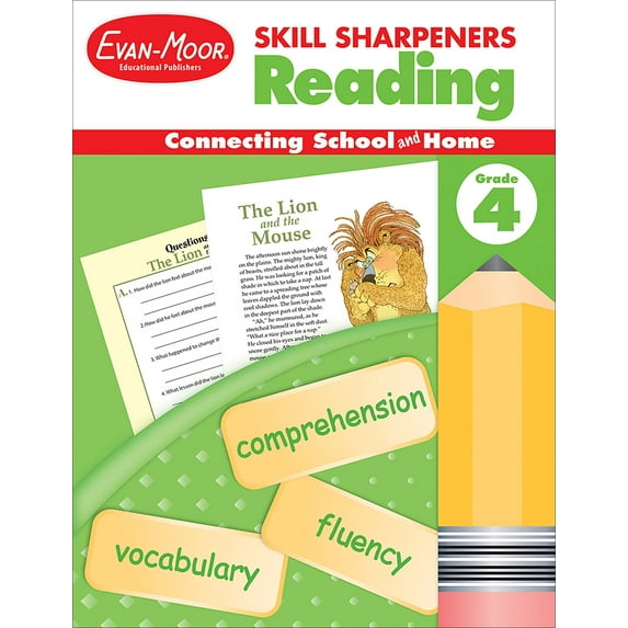 Evan-Moor Skill Sharpeners: Reading, Grade 4 Workbook