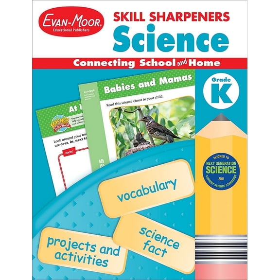 Evan-Moor Skill Sharpeners: Science, Kindergarten Workbook
