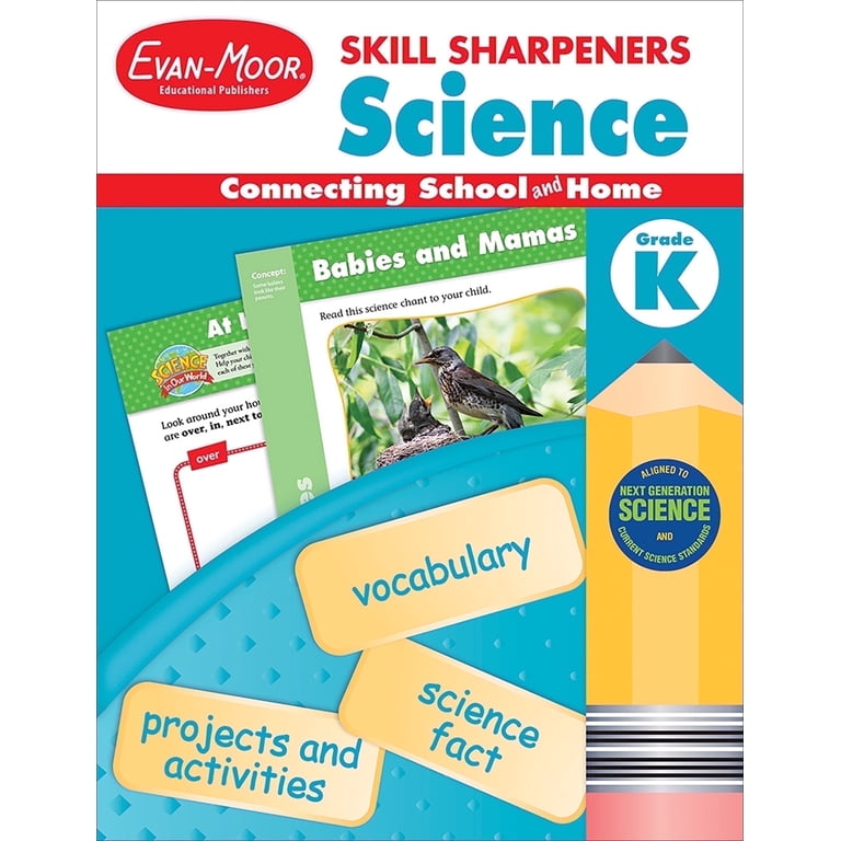 Evan-Moor, Skill Sharpeners Science Workbk, Kindergarten, Full