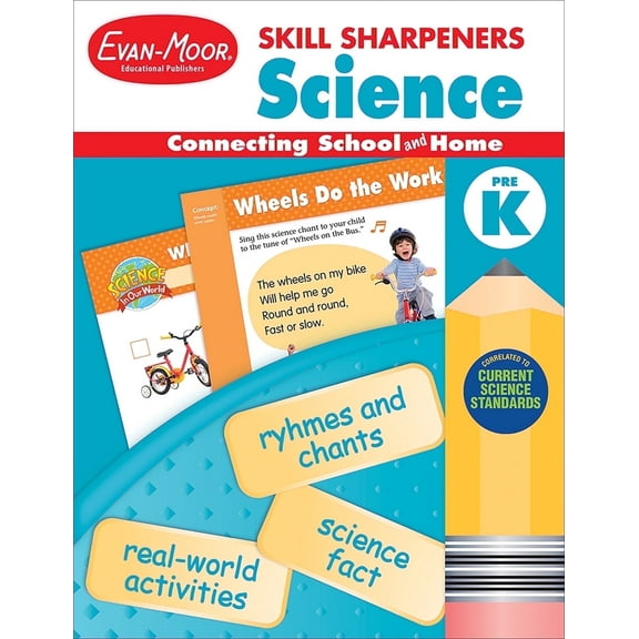 Evan-Moor Skill Sharpeners: Science, PreK Workbook