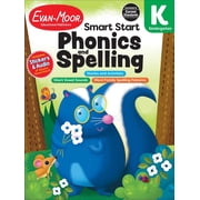 Evan-Moor Smart Start Phonics and Spelling, Kindergarten: Early Learning Activity Book, Stories, Audio Read Alouds