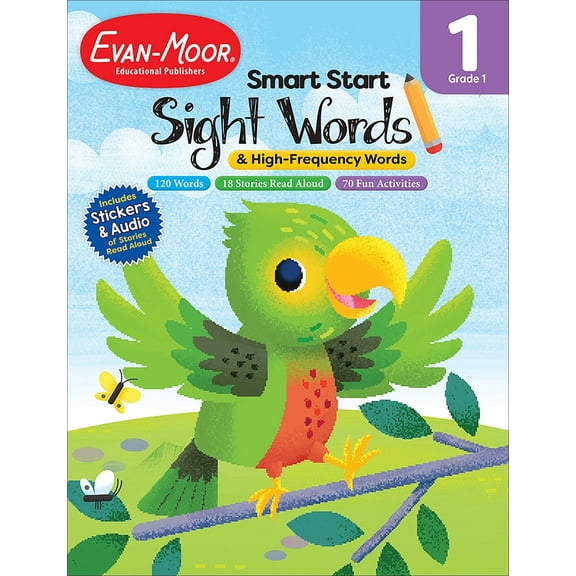 Evan-Moor Smart Start: Sight Words & High-Frequency Words, Grade 1 Workbook