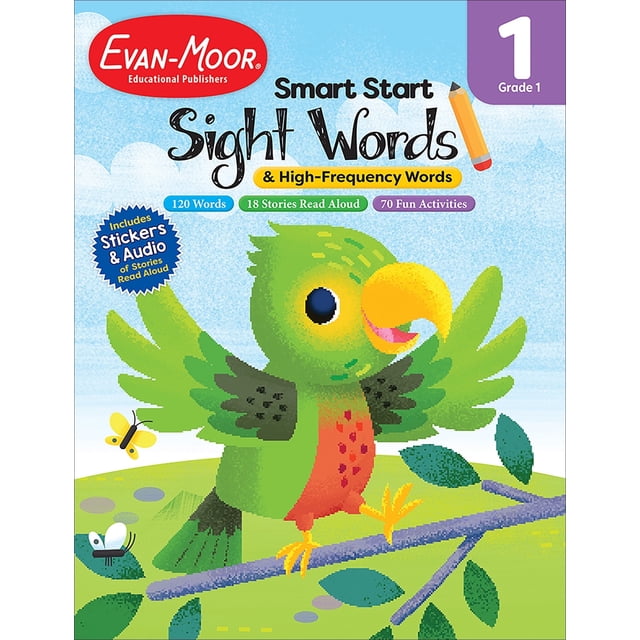  Evan-Moor Smart Start: Sight Words & High-Frequency Words, Grade 1 Illustration 