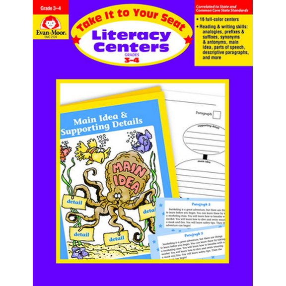 Pre-Owned Literacy Centers 3-4 (Paperback) 1557999309 9781557999306
