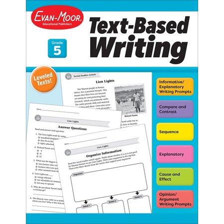 Evan-Moor Text-Based Writing, Grade 5 Teacher Resource