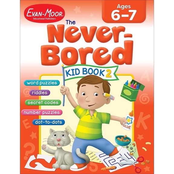 Evan-Moor The Never-Bored Kid Book 2, Age 6 - 7 Workbook