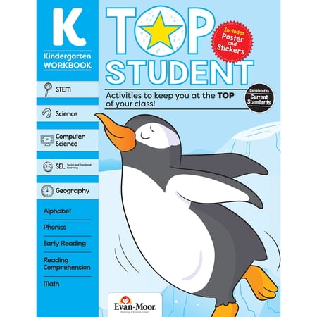 Evan-Moor Top Student Activity Book, Grade K