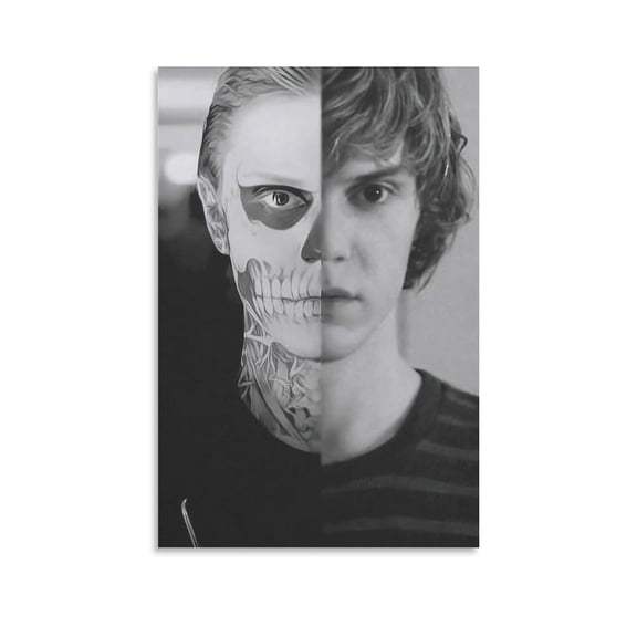 Evan Peters Cool Art Poster Picture Print Artworks Picture Print Poster Wall Art Painting Canvas Gift Decor Home Posters Decorative 12x18inch(30x45cm)
