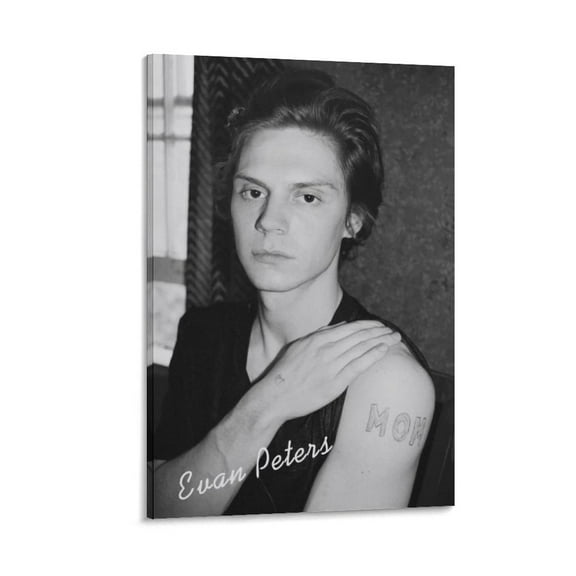 Evan Peters Retro Poster Actor Wall Art Poster Wall Art Poster Scroll Canvas Painting Picture Living Room Decor Home 08x12inch(20x30cm)