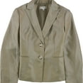 thumbnail image 1 of Evan-Picone Womens Herringbone Two Button Blazer Jacket, Brown, 18, 1 of 1