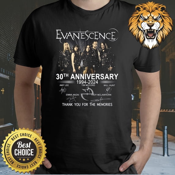 Evanescence 30Th Anniversary Unisex T-Shirt Gift For Fan