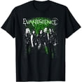 thumbnail image 1 of Evanescence Band Photo Green Unisex T-Shirt For Fan, 1 of 5