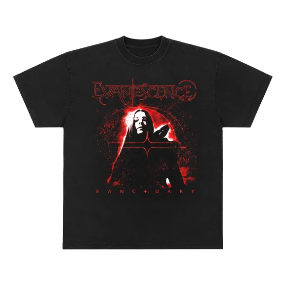 Evanescence Hi Contrast Red Sanctuary Unisex T-shirt For Fan