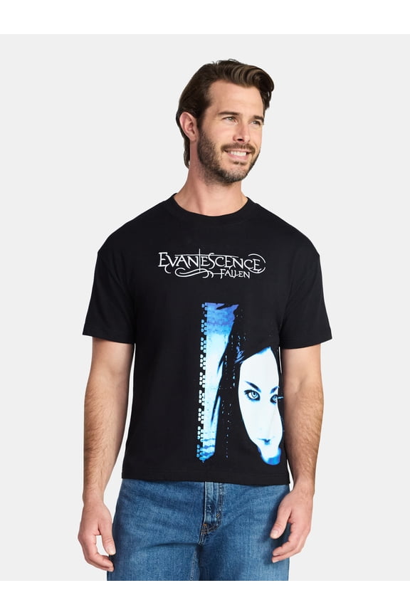 Men's and Big Men's Boxy Fit Graphic Tee, Sizes XS-3XL