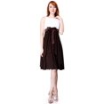 thumbnail image 1 of Evanese Women's Cute Sleeveless Fit and Flare Pleated Knee Length Cocktail Dress, 1 of 4