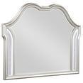 thumbnail image 1 of Evangeline Camel Top Dresser Mirror Silver Oak, 1 of 8