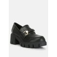 thumbnail image 1 of Evangeline chunky platform loafers in Black, 1 of 1