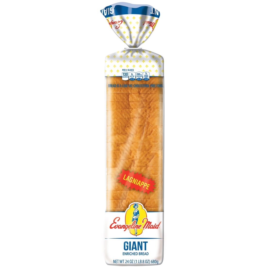 Evangeline Maid Enriched Bread Giant 24 oz