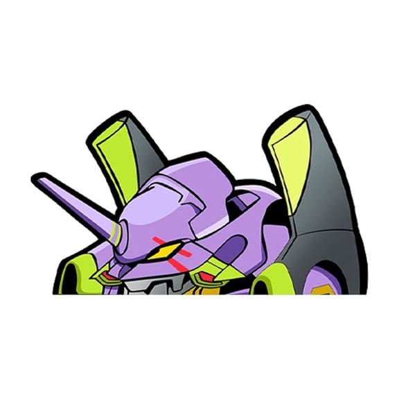 Evangelio EVA01 Anime Manga Decal Stickers for Cars Laptop Skateboard Wall Decor UV Resistant