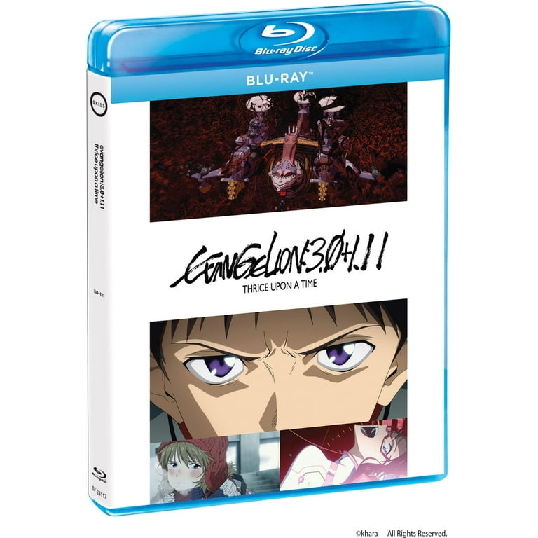 Evangelion 3.0 1.11 Thrice Upon a Time Blu ray Walmart