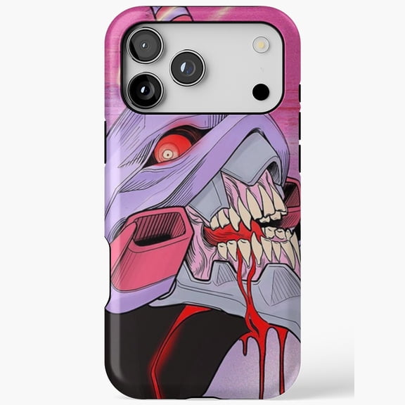 Evangelion EVA 01 Mecha Unit Art iPhone Case 17 16 15 14 13 12 11 Pro Max