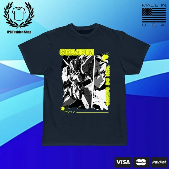 Evangelion-Inspired T-Shirt Design Generator Featuring an Anime-Style Robot Illustration