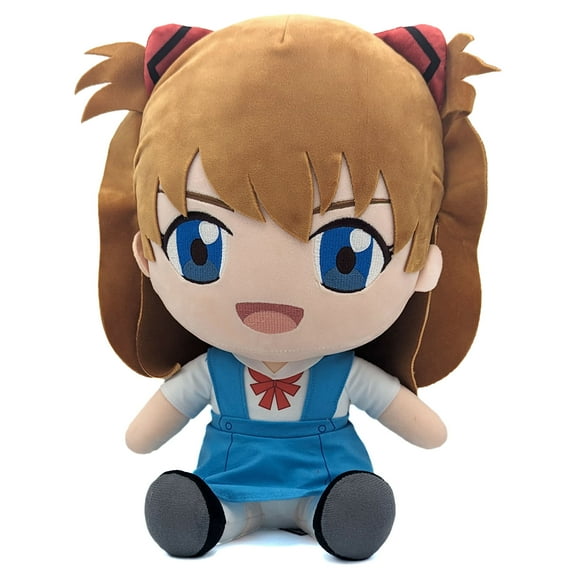 Asuka Langley Sohryu Uniform Sit - Neon Genesis Evangelion 13" New Movie Plush (Great Eastern) 471944