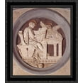 thumbnail image 1 of Evangelist Luke 20x21 Black Ornate Wood Framed Canvas Art by Donatello, 1 of 2