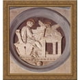 thumbnail image 1 of Evangelist Luke 20x21 Gold Ornate Wood Framed Canvas Art by Donatello, 1 of 2