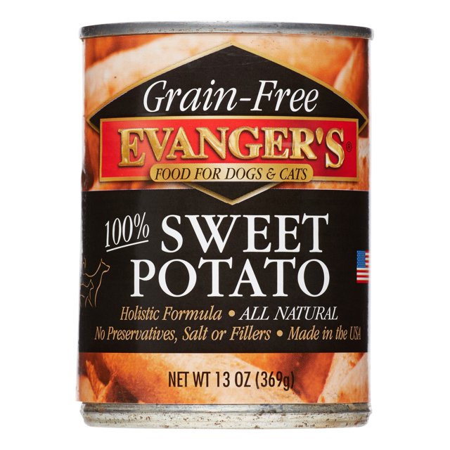 Evanger's 100 Sweet Potato Wet Dog & Cat Food, 6 Oz