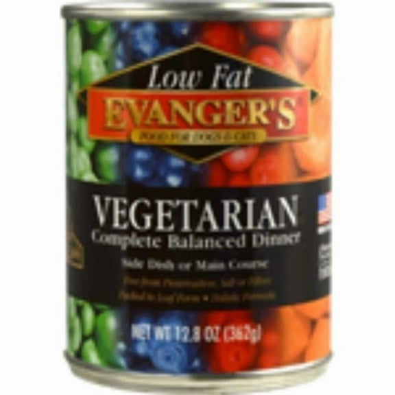 Evangers 12.8 oz Super Premium Vegetarian Dinner Can Dog & Cat Food - 12 Count
