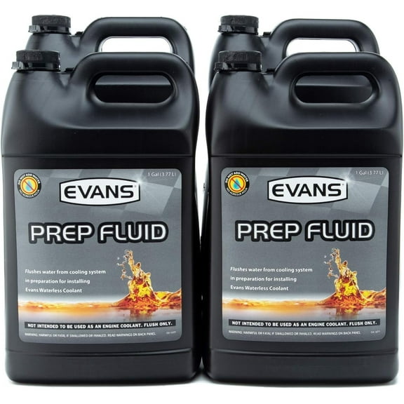 Evans Coolant EC41001-4PK Prep Fluid, 4 gallon, 4 Pack