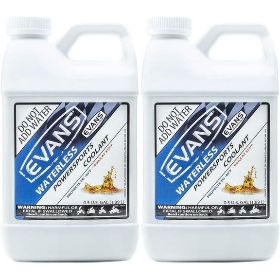 Evans Coolant EC72064 Powersport Waterless Engine Coolant, 64 fl. oz, 2 Pack