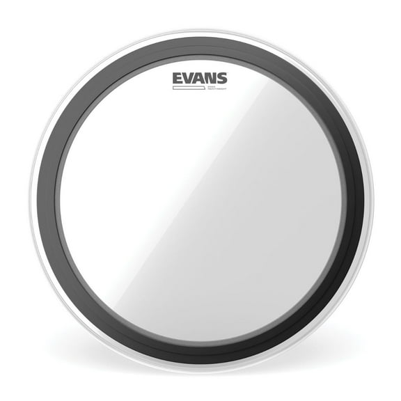 Evans EMAD Coated White Bass Drum Head, 20 Inch