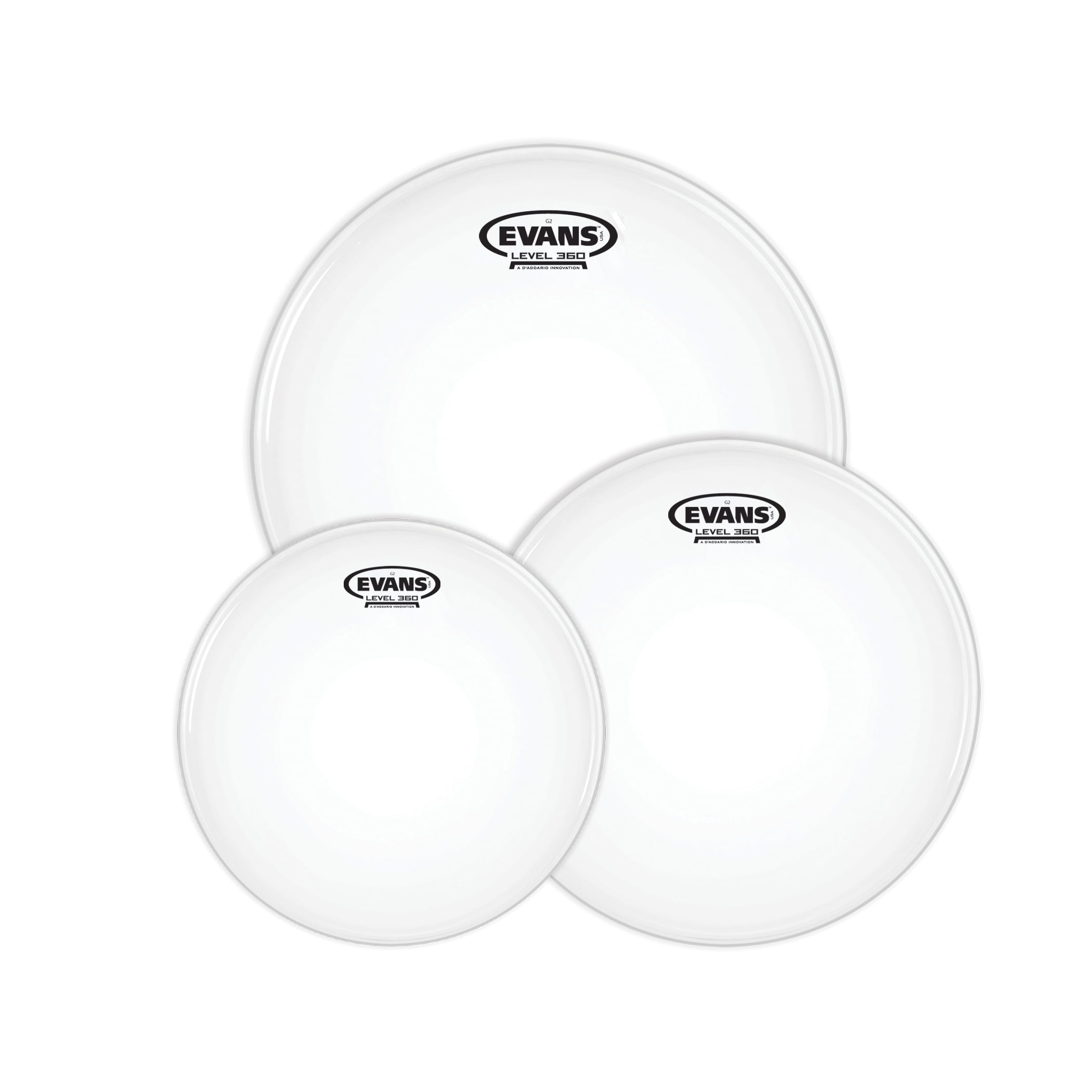 Evans G2 Tompack, Coated, Fusion (10 inch, 12 inch, 14 inch)