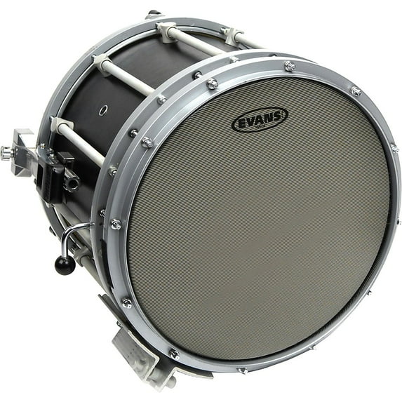 EVANS Hybrid Marching Snare Drum Batter Head Gray 13 in.