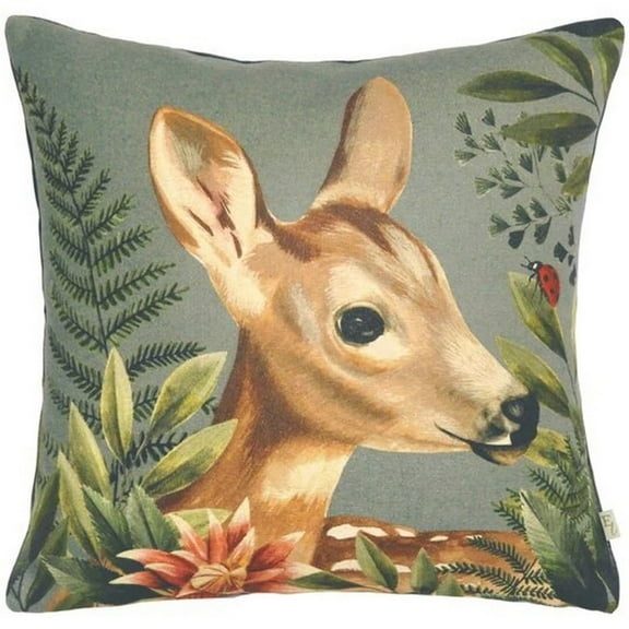 Evans Lichfield Forest Fawn Throw Pillow Cover