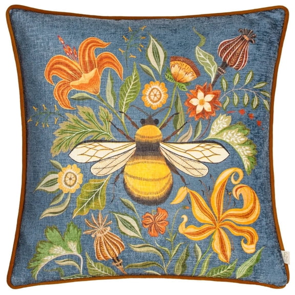 Evans Lichfield Hawthorn Chenille Bee Throw Pillow Cover