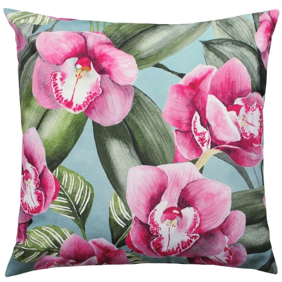 Evans Lichfield Orchids Outdoor Throw Pillow Cover