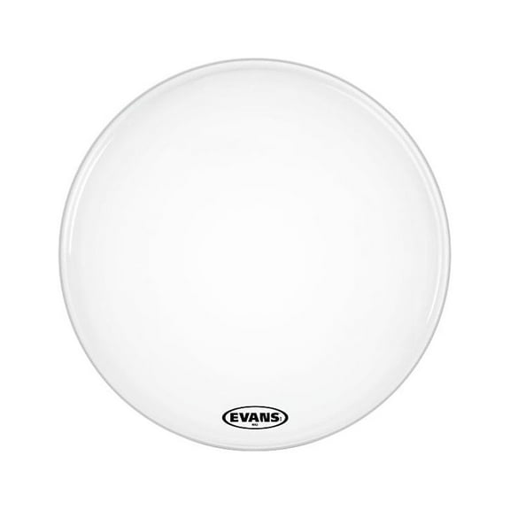 Evans MX2 White Marching Bass Drum Head, 26 Inch