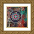 thumbnail image 1 of Evans-Sills, Faith 15x15 Gold Ornate Wood Framed with Double Matting Museum Art Print Titled - Spherical Dark, 1 of 4