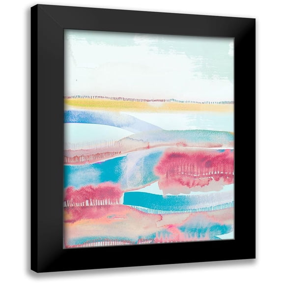 Evans-Sills, Faith 19x24 Black Modern Framed Museum Art Print Titled - Spring Ridge 1