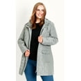 thumbnail image 1 of Evans Women's Plus Size Lightweight Relaxed Fit Padded Coat, 1 of 5
