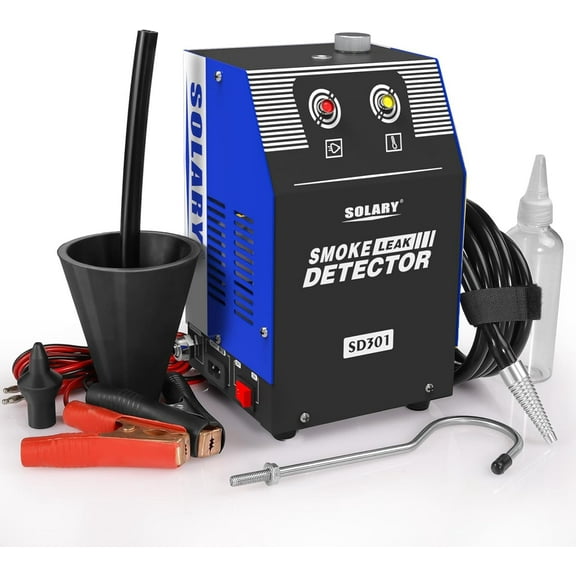 Solary Evap Smoke Machine Leak Tester - 12V DC Vacuum Diagnostic Tester with Built-in Air Pump for Pipe System