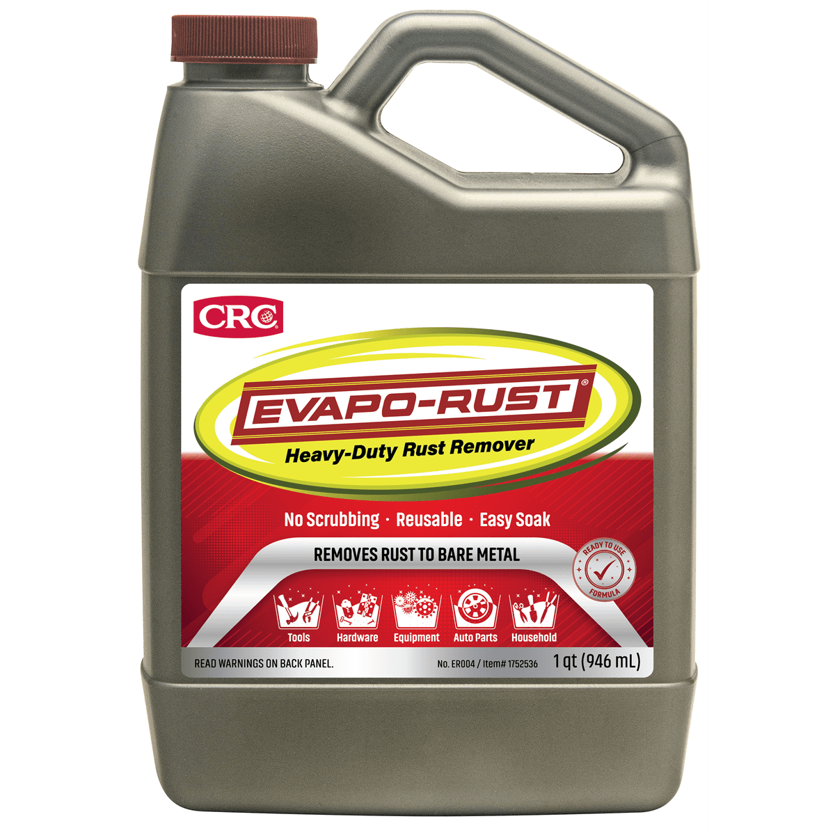 CRC Industries, Heavy-Duty Rust Remover, 1X32OZ, Removes Heavy