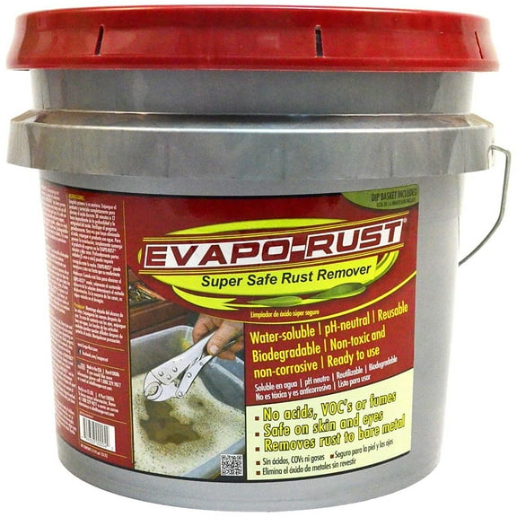 Evapo-Rust Original Super Safe Pail Rust Remover, Water-based, Non-Toxic, Biodegradable, 3.5 Gallons