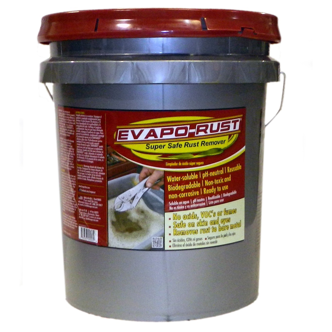 Evapo Rust Super Safe Heavy Rust Remover 5 Gallon Water Based Non 