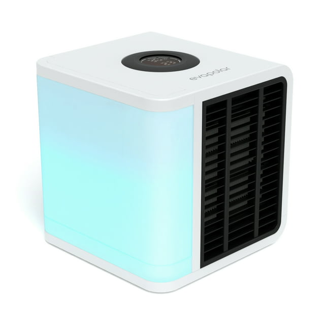 Evapolar evaLIGHT Plus Personal Portable Air Cooler, Evaporative Mini Air Cooler, Portable Air Conditioner, Humidifier, USB Connectivity and LED Light, 1000 ml