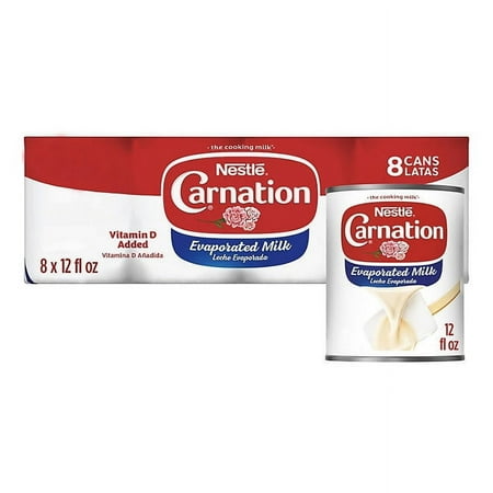 Carnation Evaporated Milk, 12 fl. oz. cans, 8 pk.